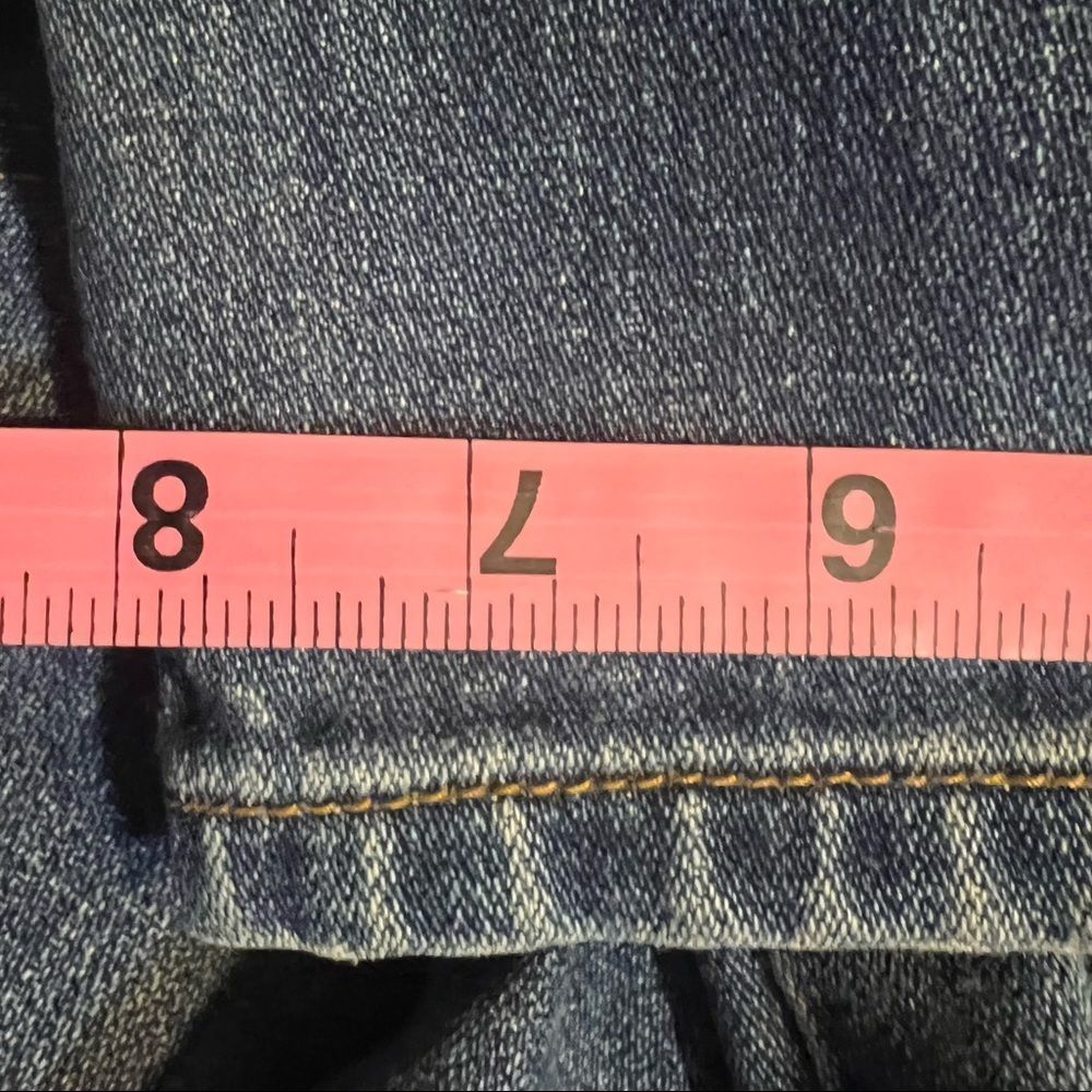 J Crew Button Fly Flare Leg 29.5" Inseam, High Rise Jeans Sz 10 EUC - Picture 11 of 11